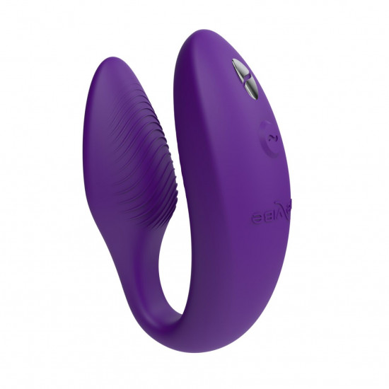 Смарт-вибратор для пар We-Vibe Sync 2 Purple, 10 виброрежимов, пульт ДУ