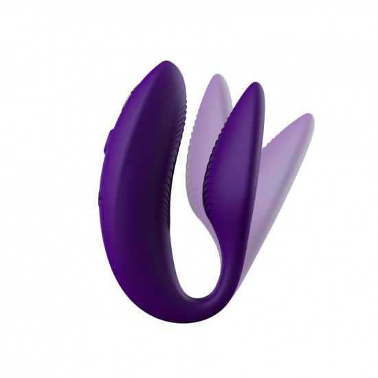 Смарт-вибратор для пар We-Vibe Sync 2 Purple, 10 виброрежимов, пульт ДУ