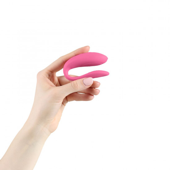 Смарт-вибратор для пар We-Vibe Sync Lite Pink, 10 виброрежимов, можно совмещать с проникающим сексом