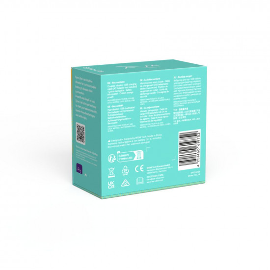 Смарт-вибратор для пар We-Vibe Sync Lite Aqua, 10 виброрежимов, можно совмещать с проникающим сексом