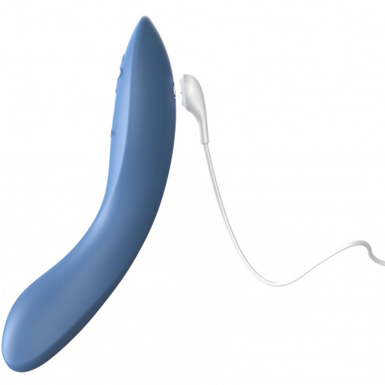 Смарт-вибратор We-Vibe Rave 2 Twisted Pleasure Blue, для точки G и входа во влагалище, 2 мотора