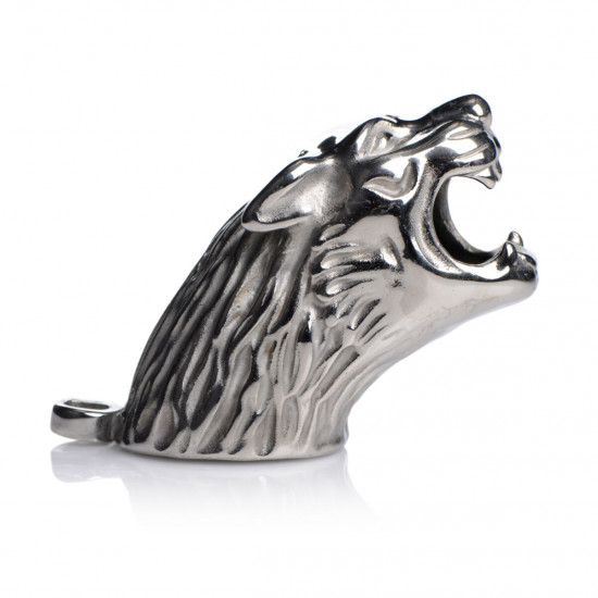 Клетка для пениса Master Series: Tiger King Cock Cage With Lock, три кольца, замок, три ключа