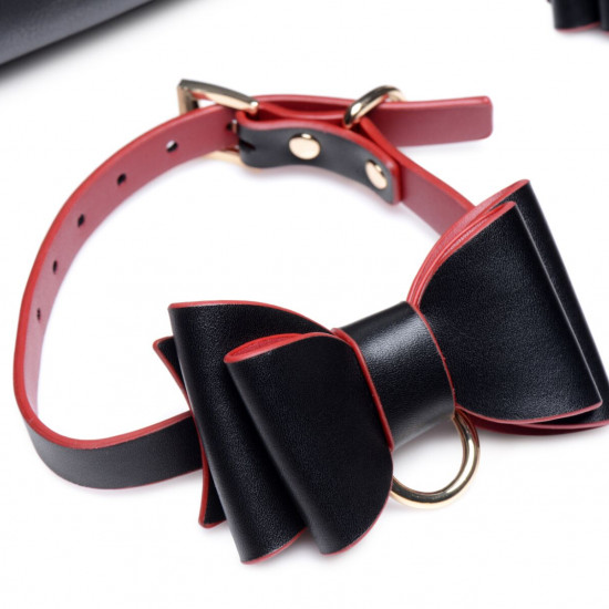 Набор БДСМ с дорожной сумкой Master Series: Bow — Luxury BDSM Set With Travel Bag, 11 предметов