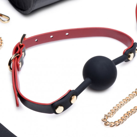 Набор БДСМ с дорожной сумкой Master Series: Bow — Luxury BDSM Set With Travel Bag, 11 предметов