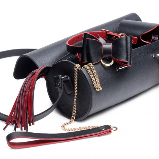 Набор БДСМ с дорожной сумкой Master Series: Bow — Luxury BDSM Set With Travel Bag, 11 предметов