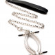 Зажим для половых губ Master Series: Pussy Tugger Adjustable Vagina Clamp with Chain