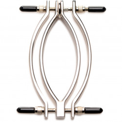 Затискач для статевих губ Master Series: Pussy Tugger Adjustable Vagina Clamp with Chain