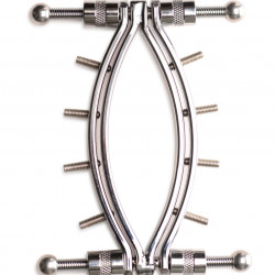 Затискач для вагіни Master Series: Spread 'Em Poker Vagina Clamp with Adjustable Pressure Screws, ши