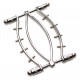 Зажим для вагины Master Series: Spread 'Em Poker Vagina Clamp with Adjustable Pressure Screws, шипы