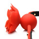 Силиконовый кляп с розой Master Series: Blossom Silicone Rose Gag – Red
