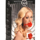 Силиконовый кляп с розой Master Series: Blossom Silicone Rose Gag – Red