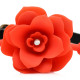 Силиконовый кляп с розой Master Series: Blossom Silicone Rose Gag – Red