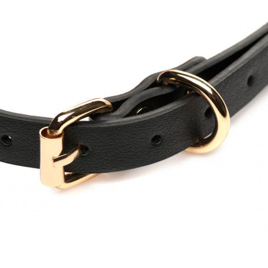 Силиконовый кляп с розой Master Series: Blossom Silicone Rose Gag – Red