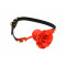 Силіконовий кляп з трояндою Master Series: Blossom Silicone Rose Gag – Red