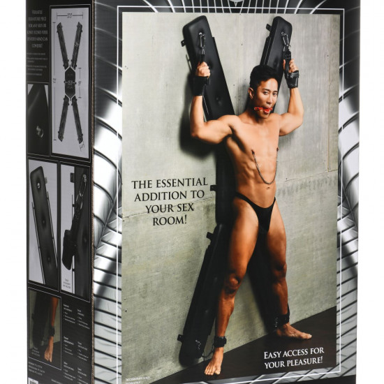 Андреевский крест Master Series: St. Andrew's Cross, крепится на стену