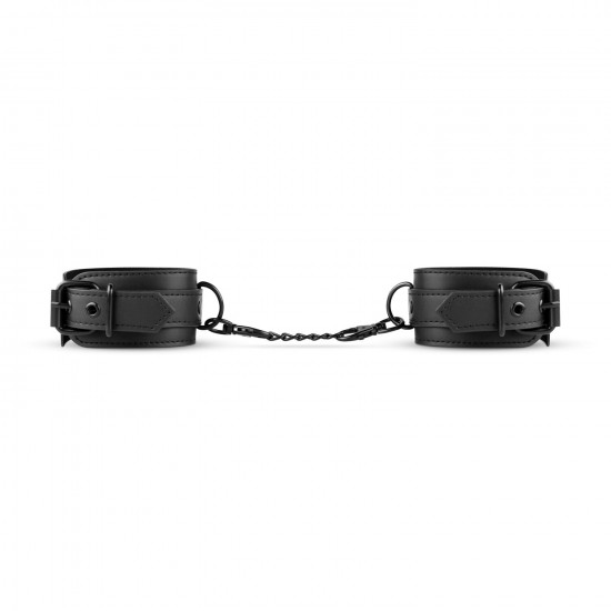 Поножи Bedroom Fantasies: Faux Leather Ankle Cuffs, черные