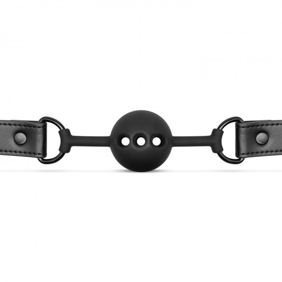 Воздухопроницаемый кляп Bedroom Fantasies: Breathable Silicone Ball Gag, черный