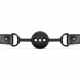 Воздухопроницаемый кляп Bedroom Fantasies: Breathable Silicone Ball Gag, черный