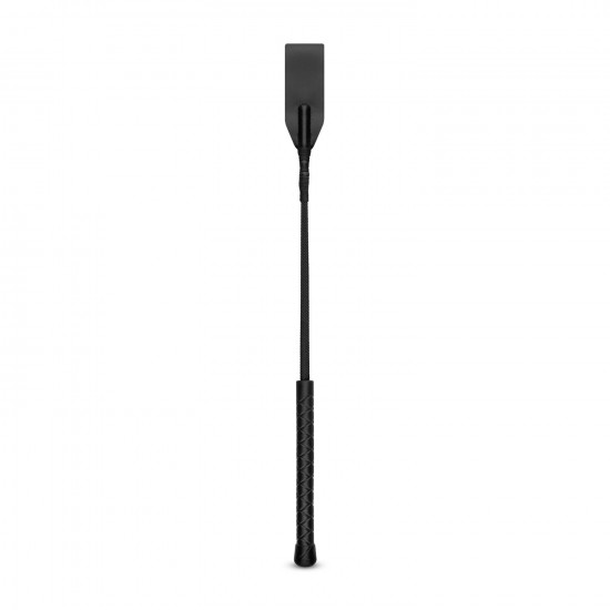 Шлепалка Bedroom Fantasies: Faux Leather Crop Whip, черная