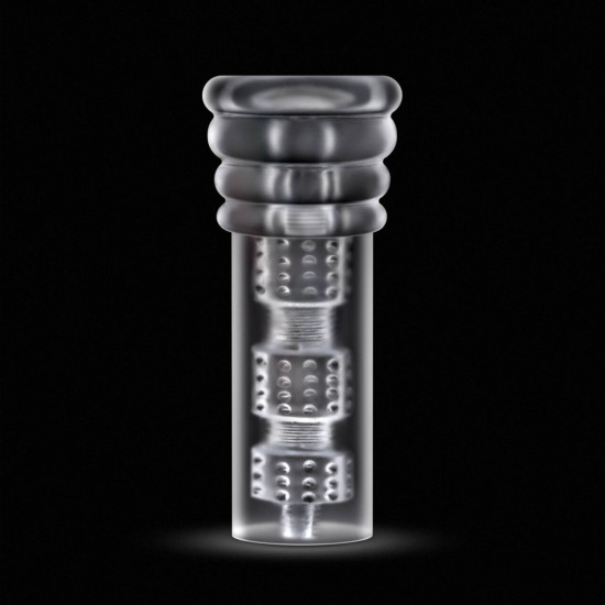 Мастурбатор Blush Rize – Luz Glow in the Dark Masturbator – Clear, всасывание, светится в темноте