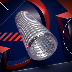 Мастурбатор Blush Rize – Strokez Masturbator – Clear, нейтральний, щільне охоплення