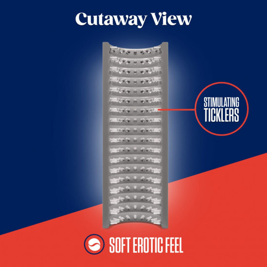 Мастурбатор Blush Rize – Strokez Masturbator – Clear, нейтральный, плотный охват