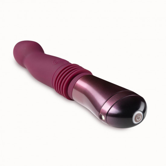 Пульсатор для точки G Blush Temptasia – Trixie Thrusting Dildo – Wine Red, 3 скорости