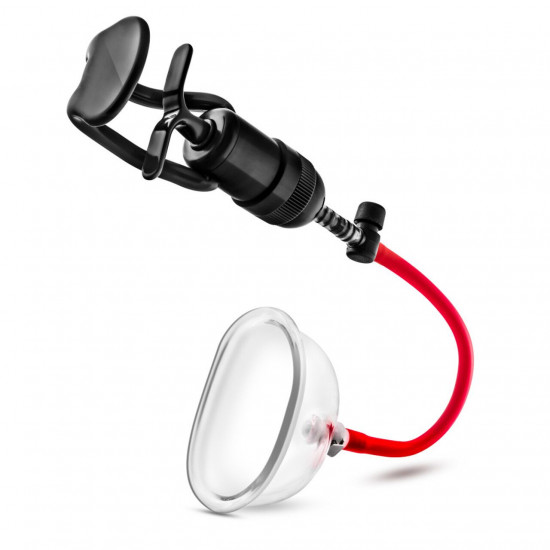 Вакуумная помпа для вульвы Blush Temptasia – Intense Pussy Pump System, механическая, рычаг