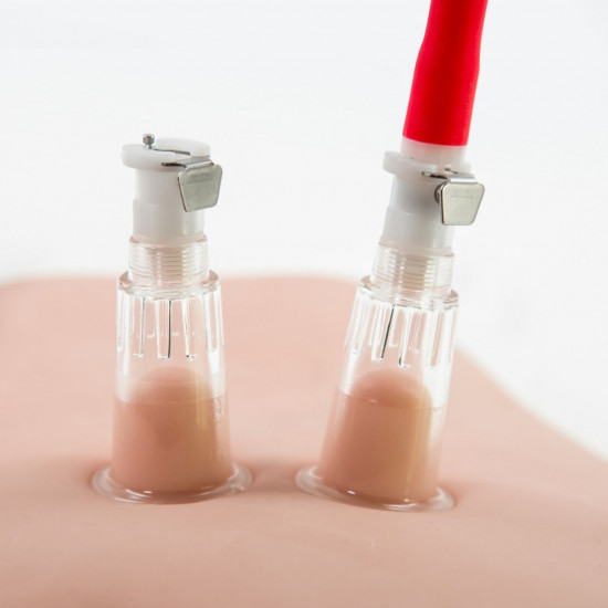 Вакуумная помпа для клитора Blush Temptasia – Beginner's Clitoral Pumping System, механическая, груша