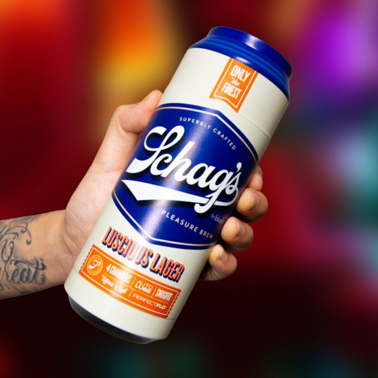 Мастурбатор – банка пива Blush Schag's Luscious Lager Masturbator Frosted, самосмазывающийся, вакуум