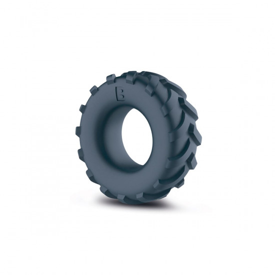 Эрекционное кольцо-шина Boners Tire Cock Ring – Grey, внутренний диаметр 2,5 см