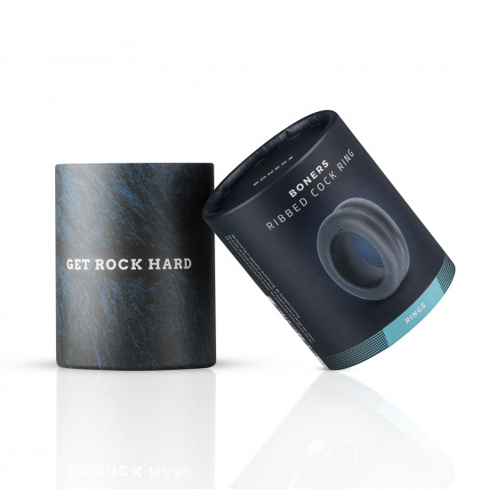 Эрекционное кольцо Boners Double Design Cock Ring, толстое, внутренний диаметр 3,2 см