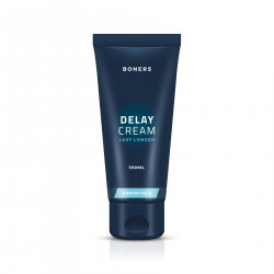 Крем-пролонгатор Boners Delay Cream 100 мл, легкий анестетик лаурет-9 + м’ята