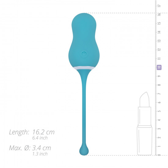 Виброяйцо Cala Azul – Elena Vibrating Egg With Remote Control, 10 режимов, пульт ДУ