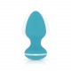 Анальная вибропробка Cala Azul – Blanca Vibrating anal plug, 10 режимов