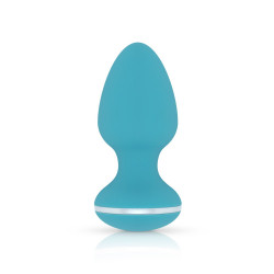 Анальна вібропробка Cala Azul – Blanca Vibrating anal plug, 10 режимів