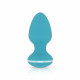 Анальная вибропробка Cala Azul – Blanca Vibrating anal plug, 10 режимов