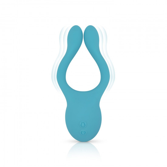 Универсальный вибратор для пар Cala Azul – Dani Couples Toy, 10 режимов