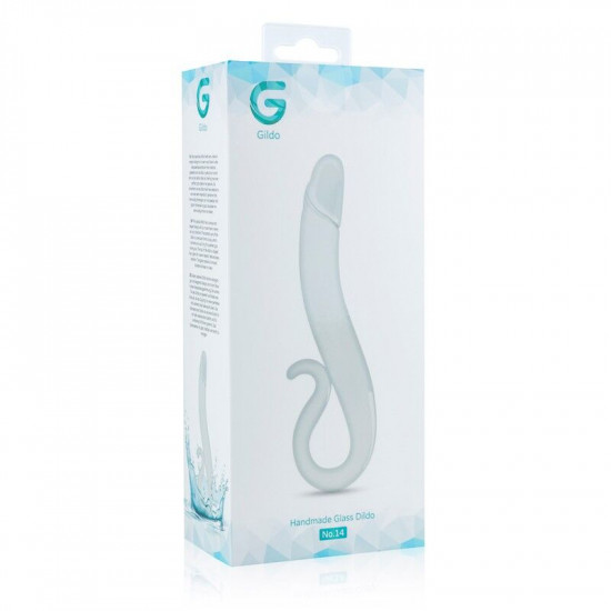 Скляний дилдо Gildo Glass Dildo No. 14, реалістична головка