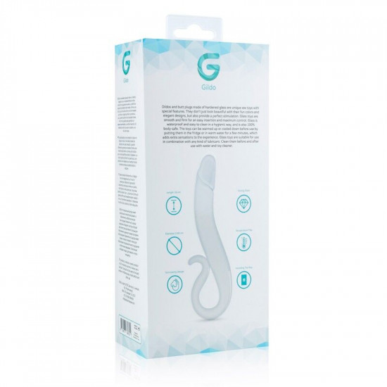 Скляний дилдо Gildo Glass Dildo No. 14, реалістична головка
