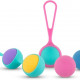 Набор вагинальных шариков PMV20: Vita – Kegel Ball Set, масса 40, 50, 60 г, два держателя