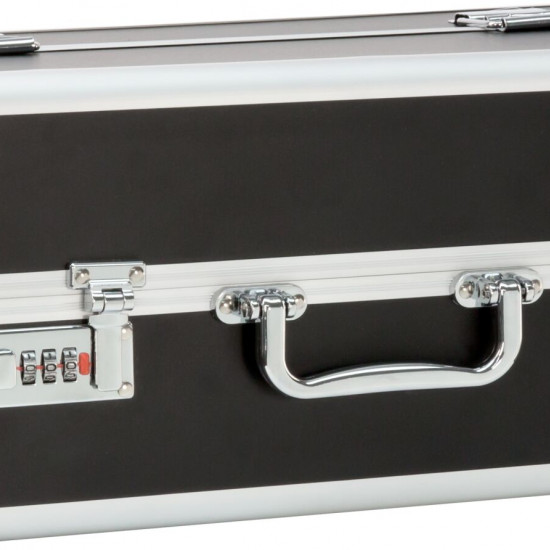 Большой кейс для хранения секс-игрушек BMS Factory Large Lokable Vibrator Case Black, кодовый замок