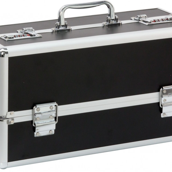 Большой кейс для хранения секс-игрушек BMS Factory Large Lokable Vibrator Case Black, кодовый замок