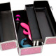 Большой кейс для хранения секс-игрушек BMS Factory Large Lokable Vibrator Case Pink, кодовый замок