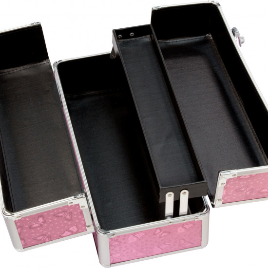 Большой кейс для хранения секс-игрушек BMS Factory Large Lokable Vibrator Case Pink, кодовый замок