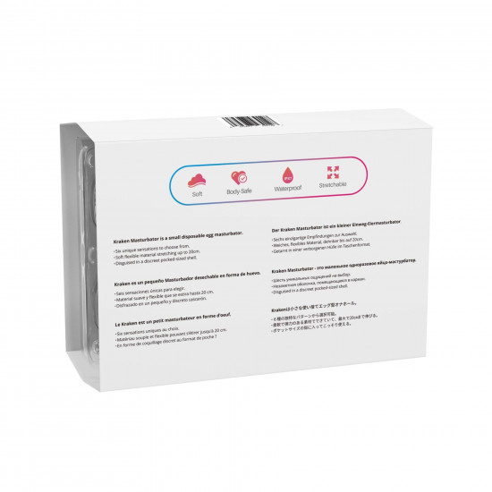 Набор мастурбаторов-яиц Lovense Kraken masturbator egg box, 6 штук, разная текстура