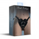 Трусики Сердце для страпона Feral Feelings - Hearts Strap-on Belt Black