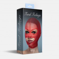 Маска сітка з відкритим ротом та очима Feral Feelings - Mask Red
