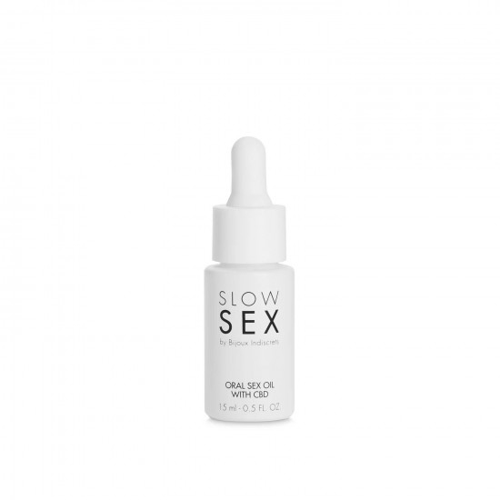 Масло для орального секса Bijoux Indiscrets Slow Sex Oral Sex Oil CBD (15 мл)