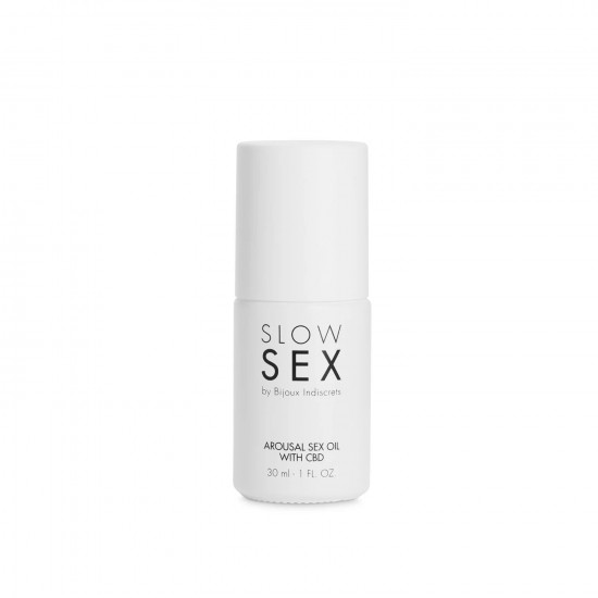 Масло для возбуждения Bijoux Indiscrets SLOW SEX Arousal Sex Oil CBD (30 мл)